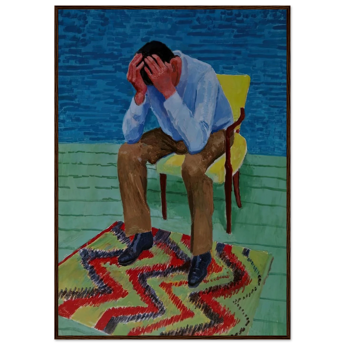 David Hockney Framed Poster | David Hockney Framed Prints Wall Art | David Hockney Poster