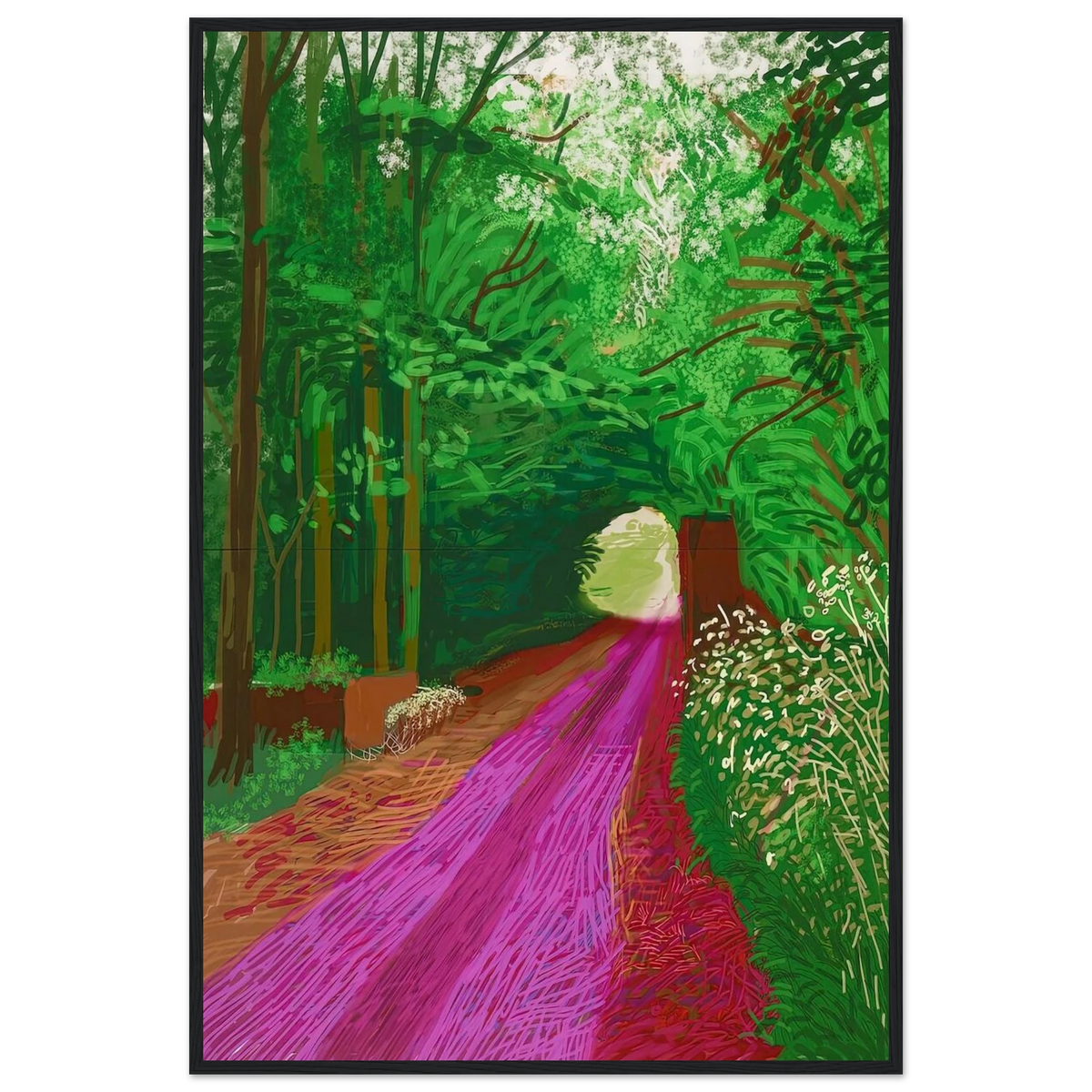 David Hockney Framed Poster | David Hockney Framed Prints Wall Art | David Hockney Poster