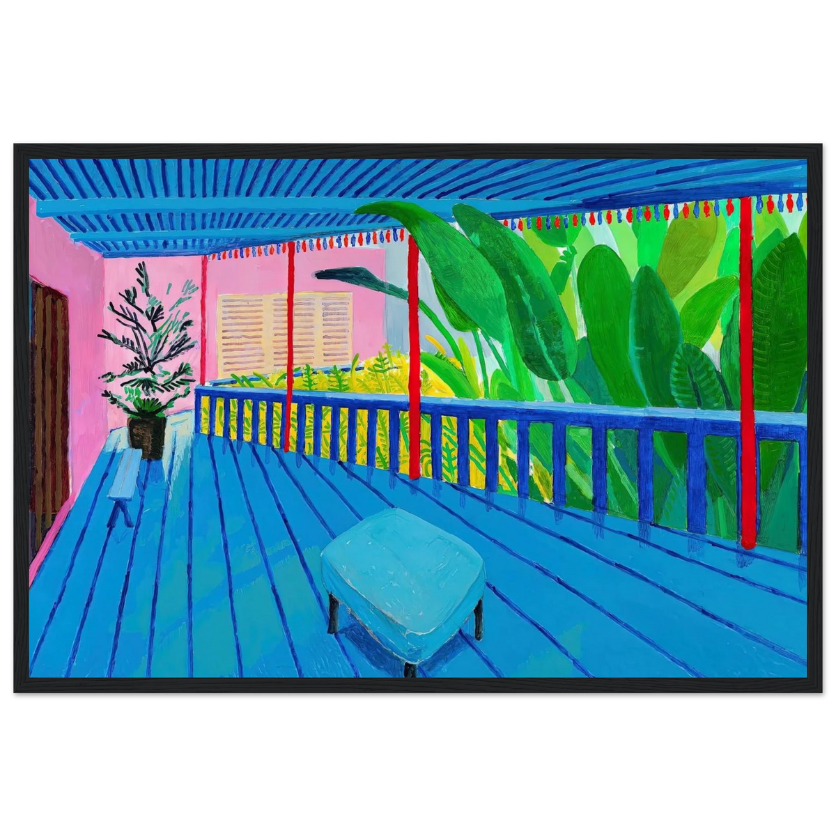 David Hockney Framed Poster | David Hockney Framed Prints Wall Art | David Hockney Poster