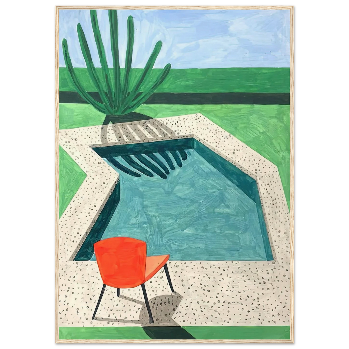 David Hockney Framed Poster | David Hockney Framed Prints Wall Art | David Hockney Poster