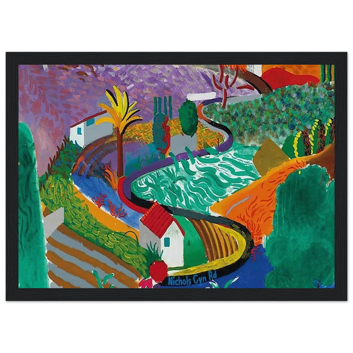 David Hockney Framed Poster | David Hockney Framed Prints Wall Art | David Hockney Poster