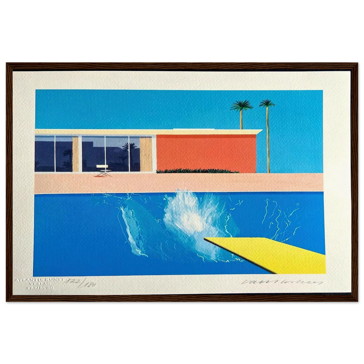 David Hockney Framed Poster | David Hockney Framed Prints Wall Art | David Hockney Poster