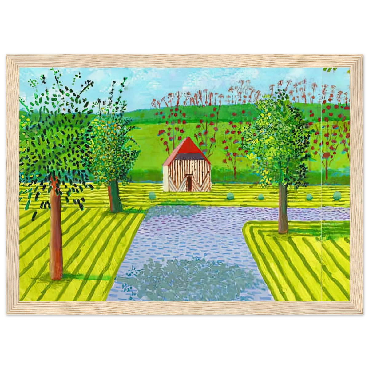 David Hockney Framed Poster | David Hockney Framed Prints Wall Art | David Hockney Poster