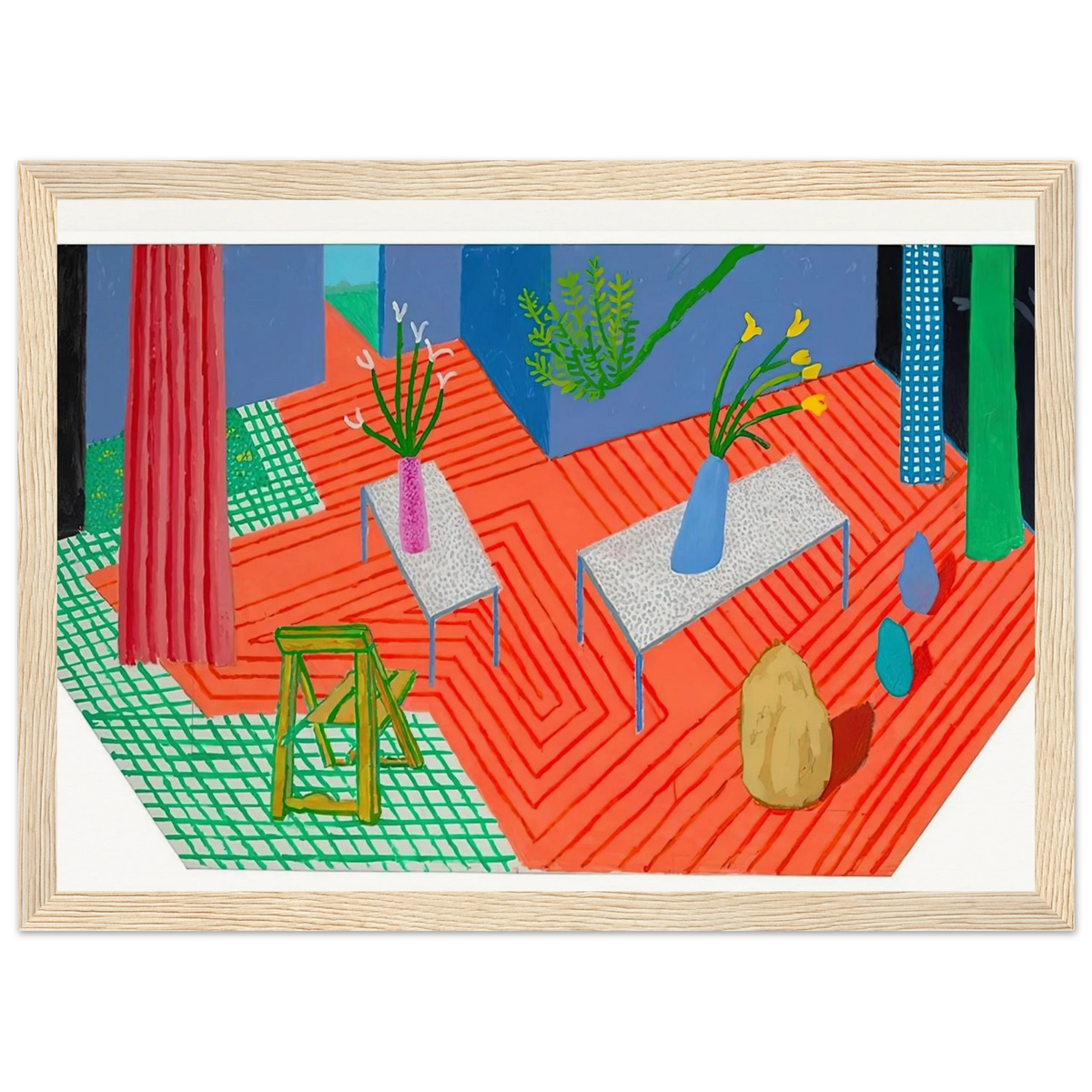David Hockney Framed Poster | David Hockney Framed Prints Wall Art | David Hockney Poster