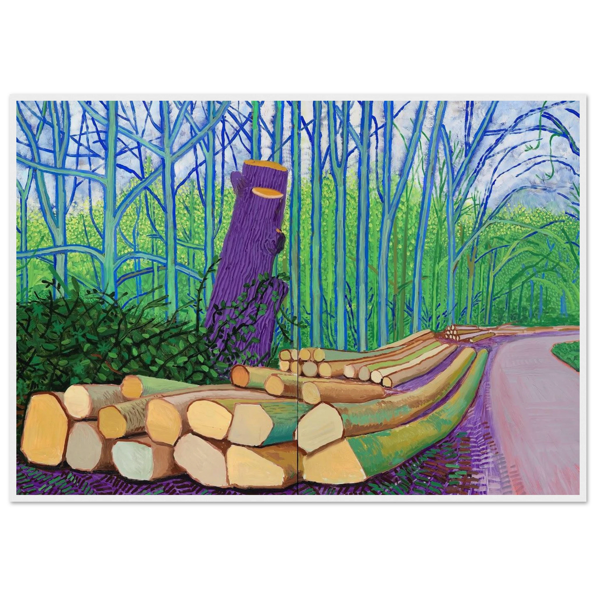 David Hockney Framed Poster | David Hockney Framed Prints Wall Art | David Hockney Poster