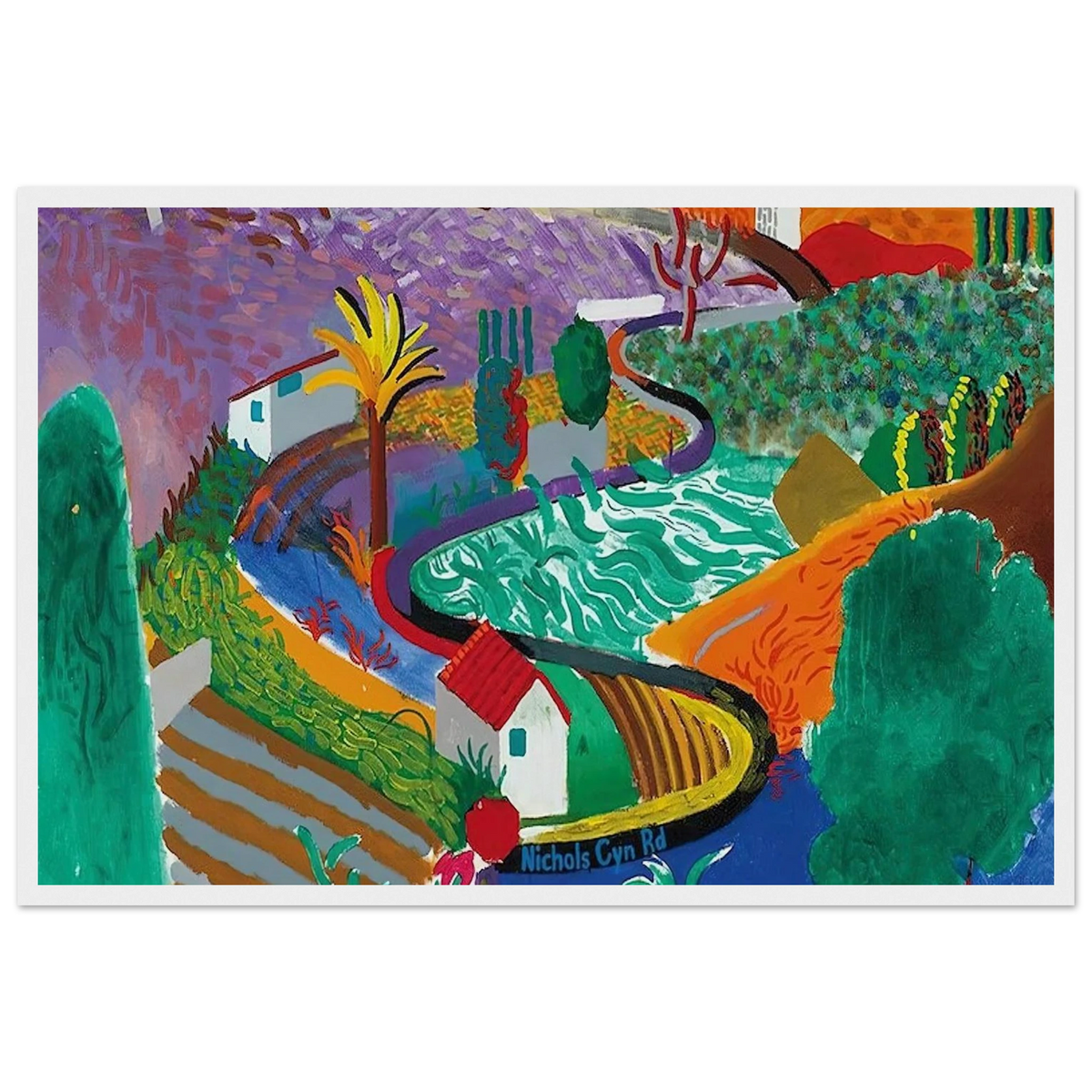 David Hockney Framed Poster | David Hockney Framed Prints Wall Art | David Hockney Poster