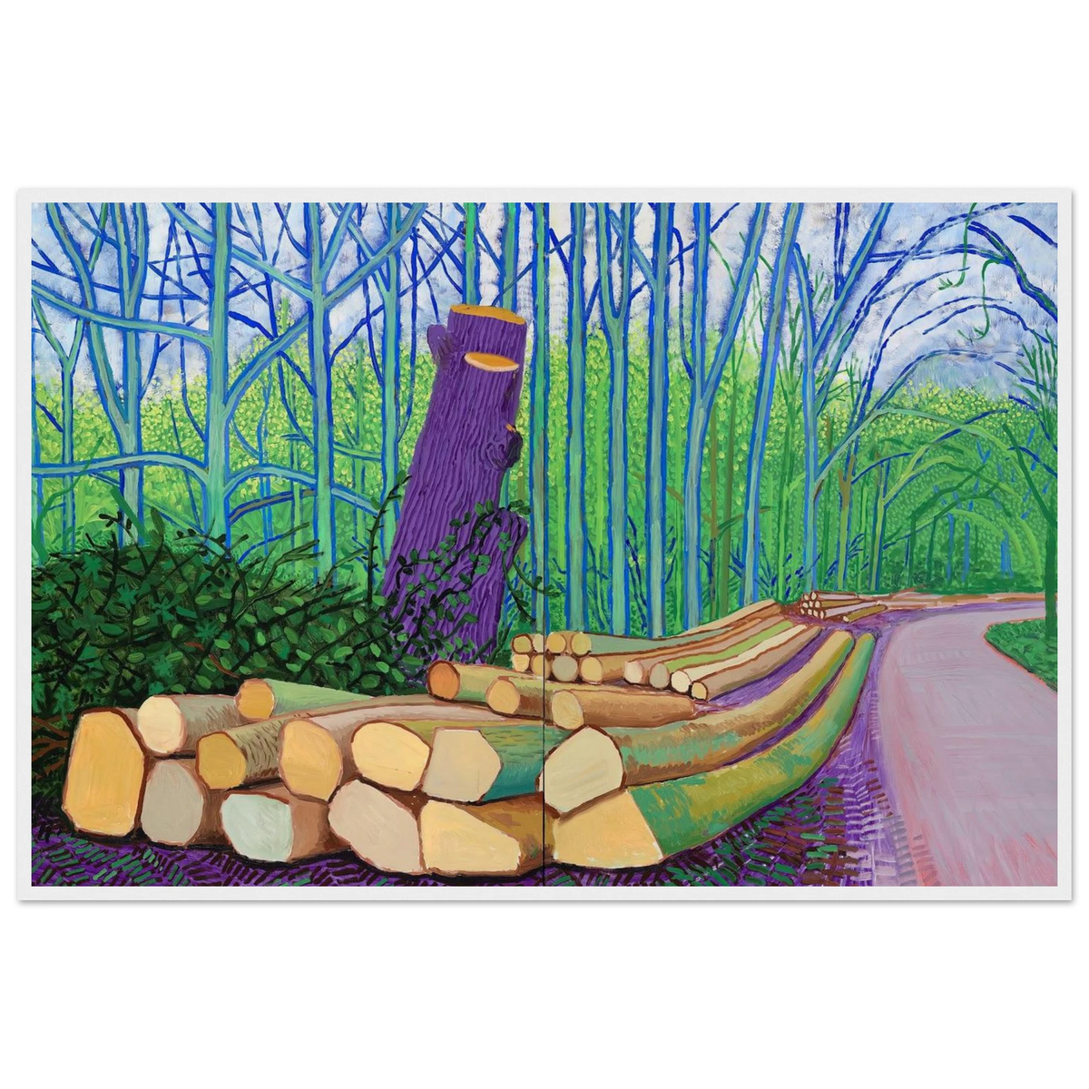 David Hockney Framed Poster | David Hockney Framed Prints Wall Art | David Hockney Poster