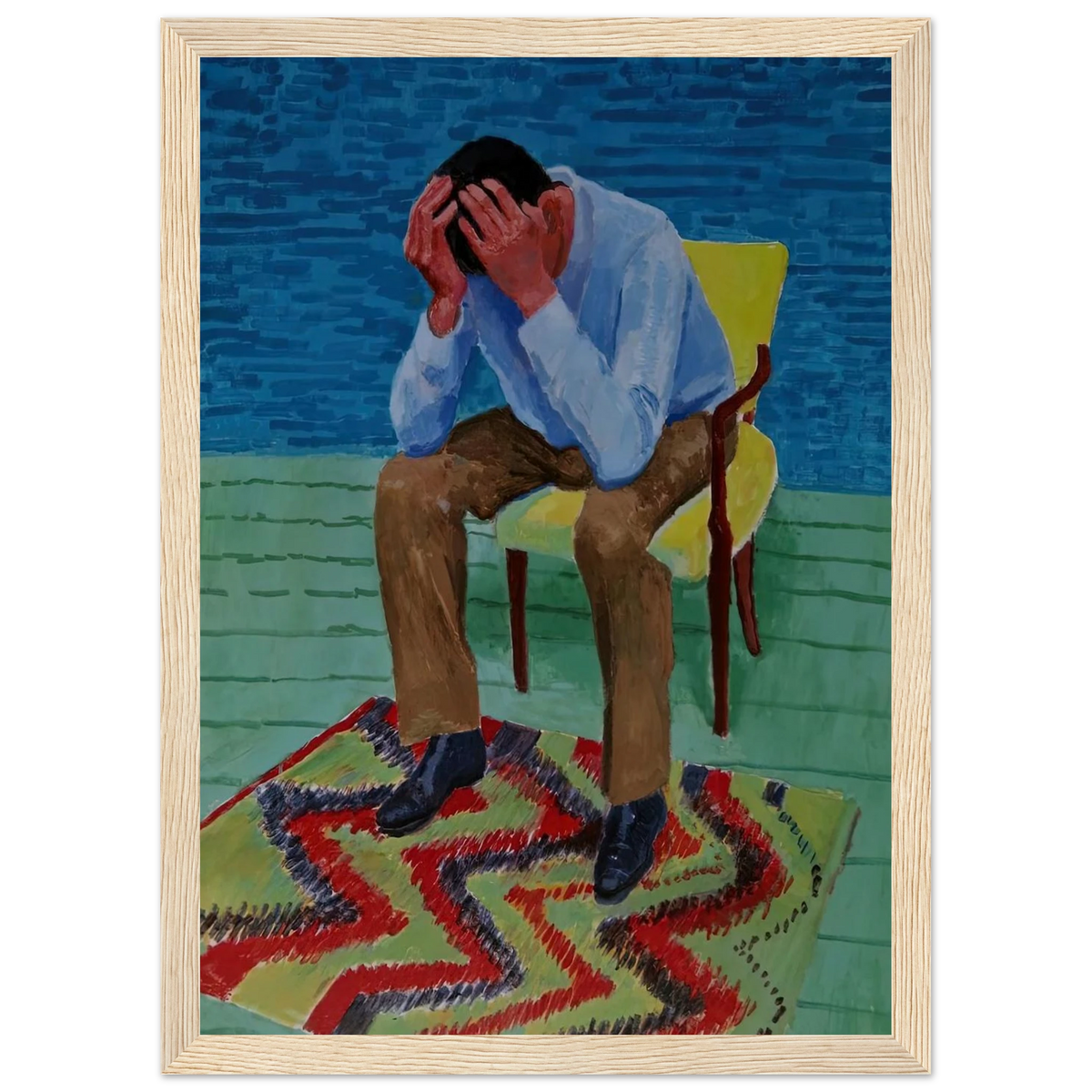 David Hockney Framed Poster | David Hockney Framed Prints Wall Art | David Hockney Poster