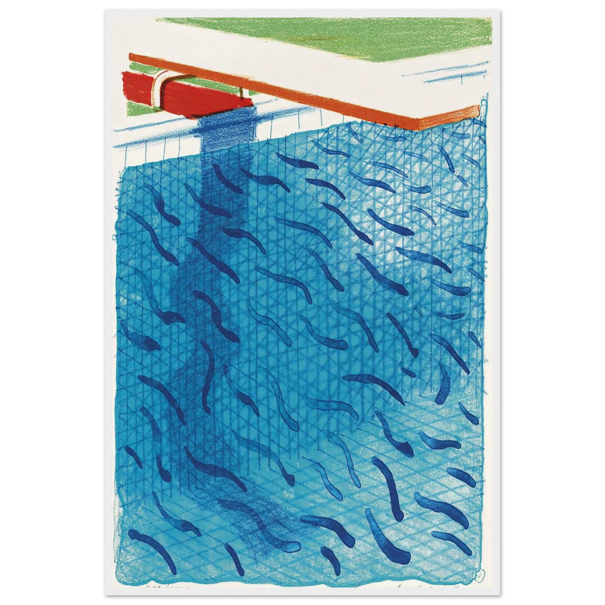 David Hockney Framed Poster | David Hockney Framed Prints Wall Art | David Hockney Poster