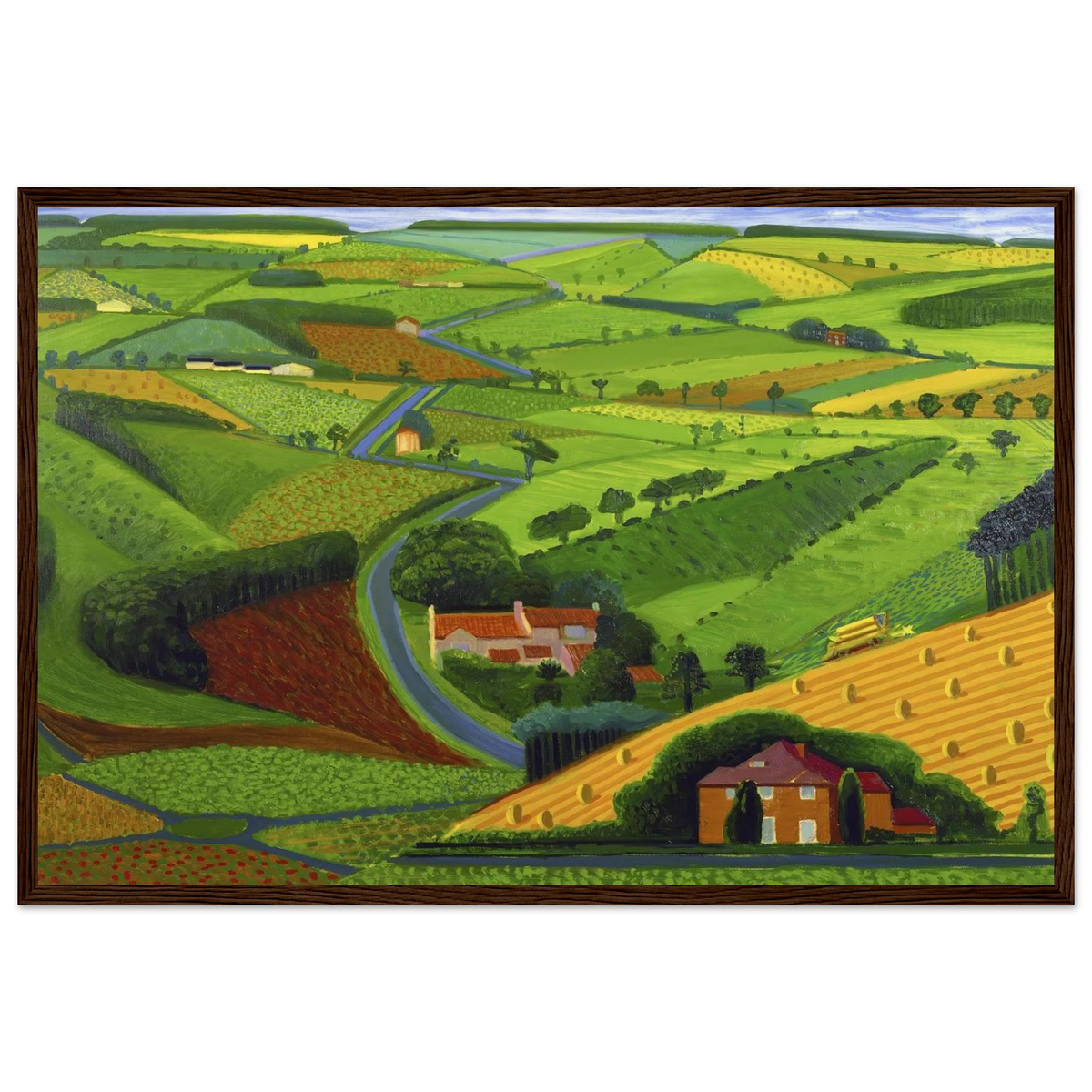 David Hockney Framed Poster | David Hockney Framed Prints Wall Art | David Hockney Poster
