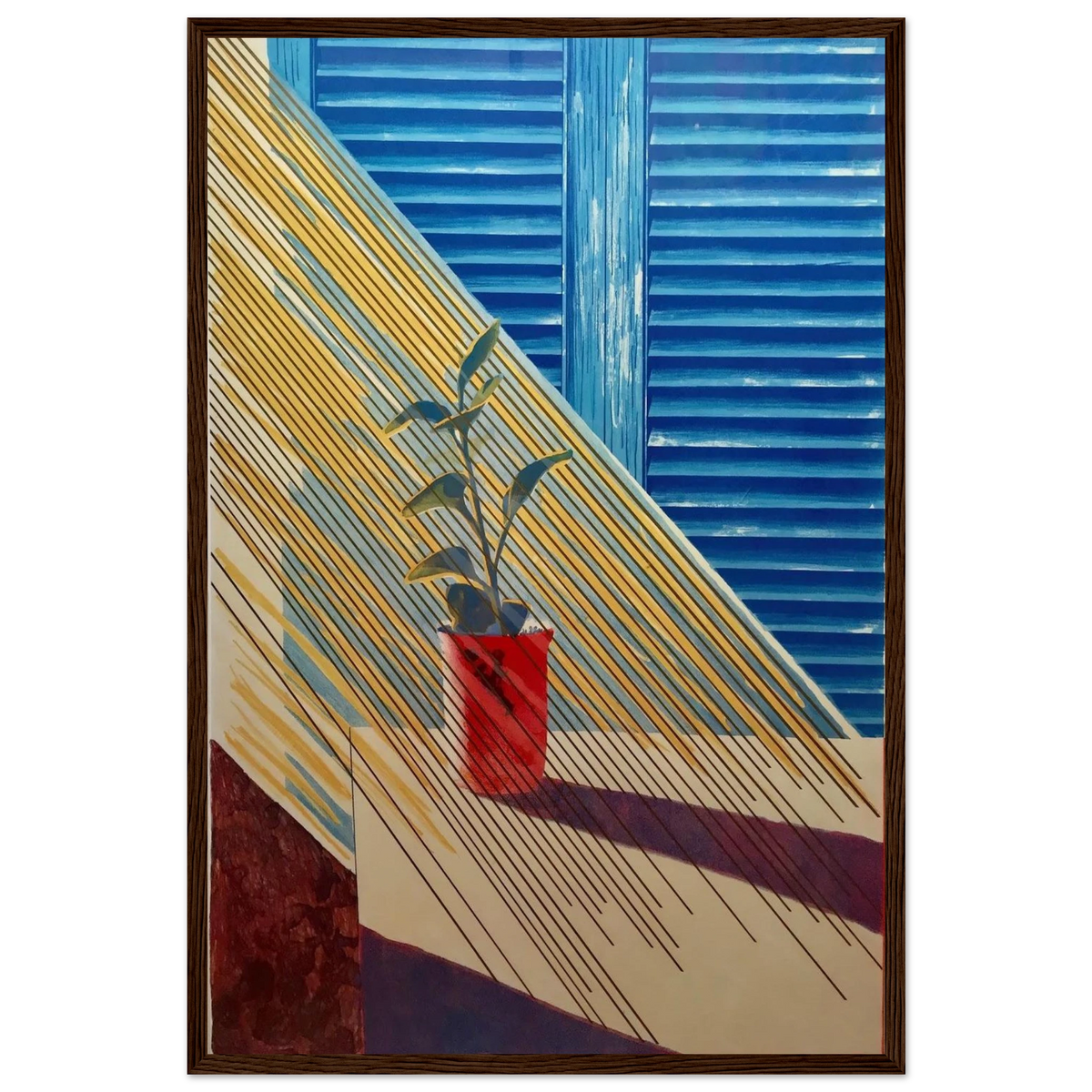 David Hockney Framed Poster | David Hockney Framed Prints Wall Art | David Hockney Poster