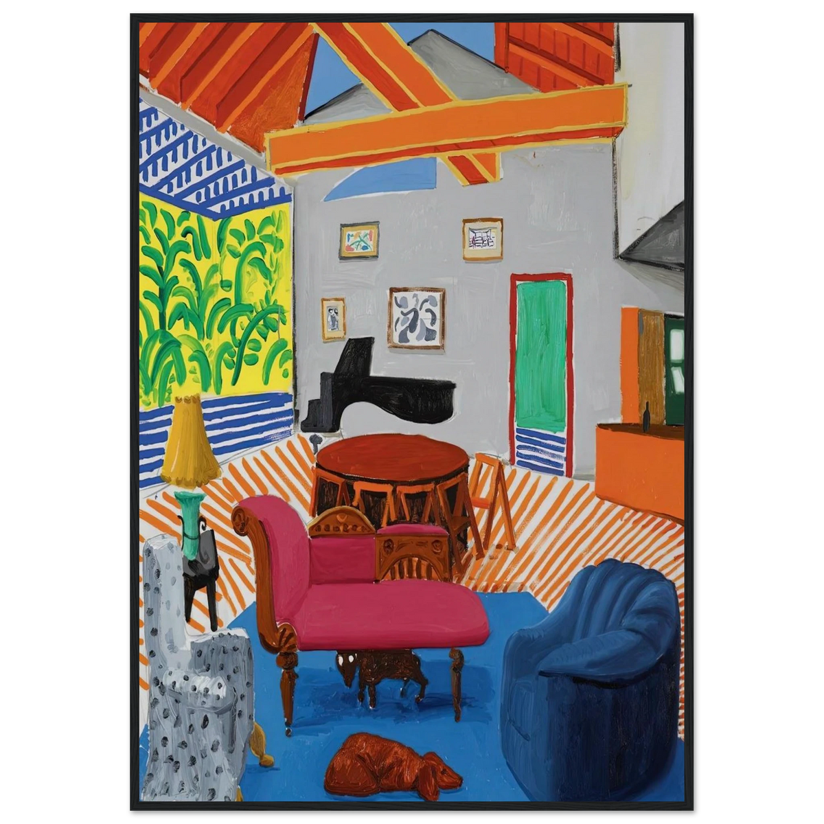 David Hockney Framed Poster | David Hockney Framed Prints Wall Art | David Hockney Poster