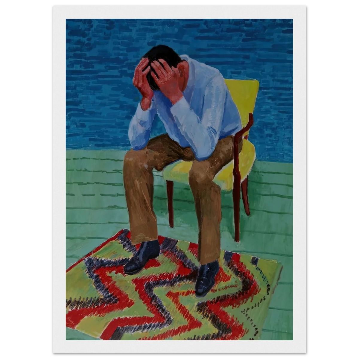 David Hockney Framed Poster | David Hockney Framed Prints Wall Art | David Hockney Poster