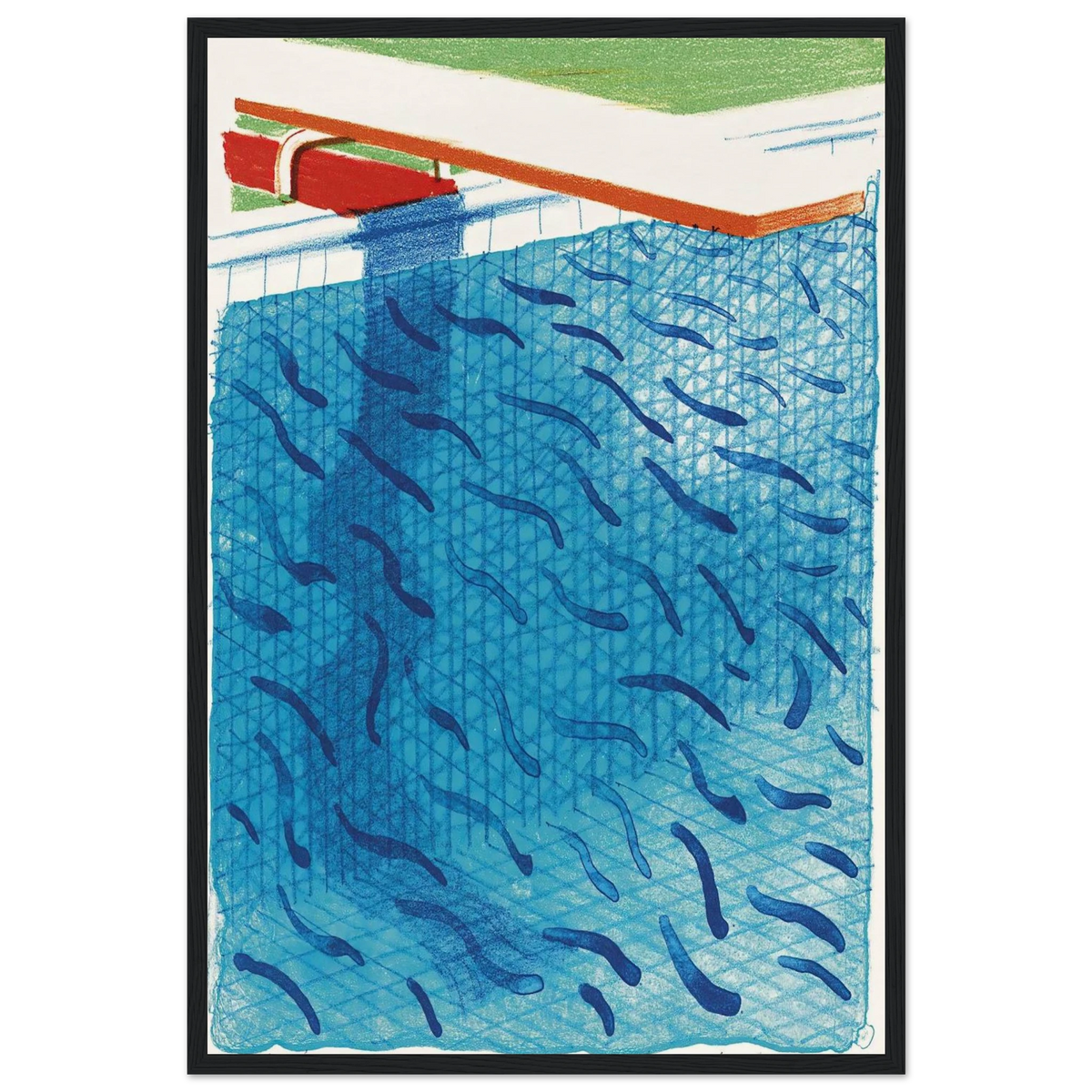 David Hockney Framed Poster | David Hockney Framed Prints Wall Art | David Hockney Poster