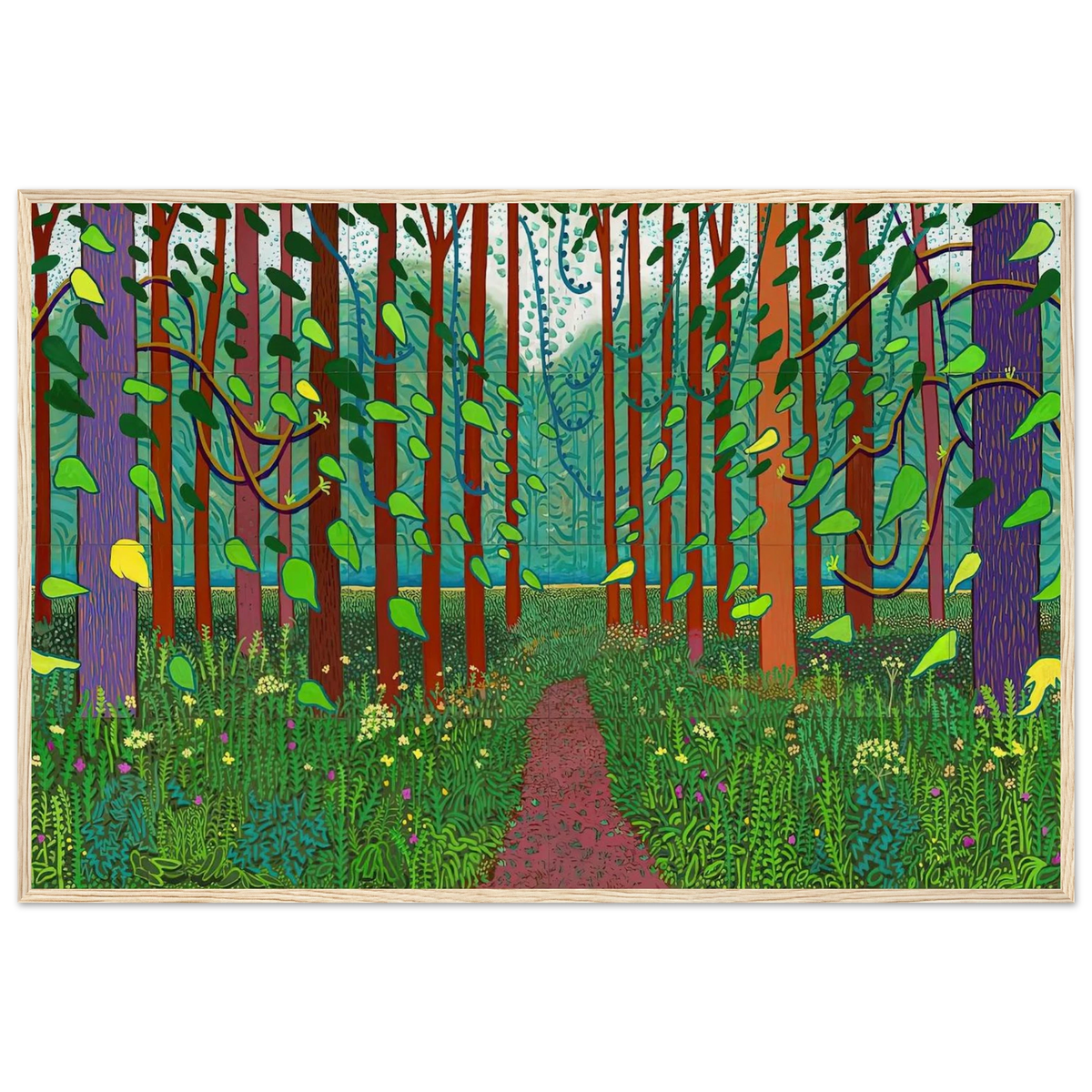 David Hockney Framed Poster | David Hockney Framed Prints Wall Art | David Hockney Poster