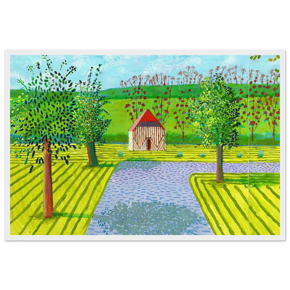 David Hockney Framed Poster | David Hockney Framed Prints Wall Art | David Hockney Poster