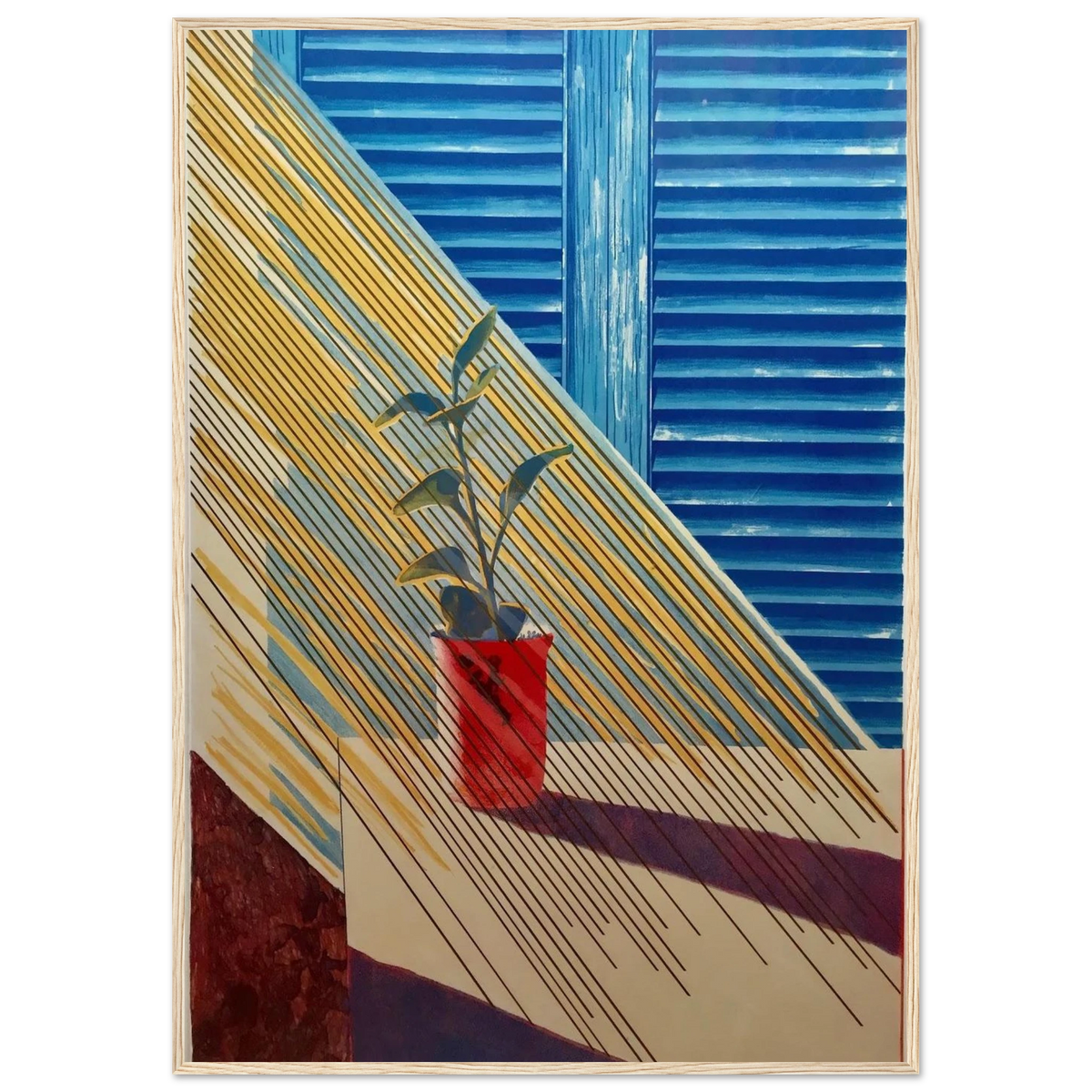 David Hockney Framed Poster | David Hockney Framed Prints Wall Art | David Hockney Poster